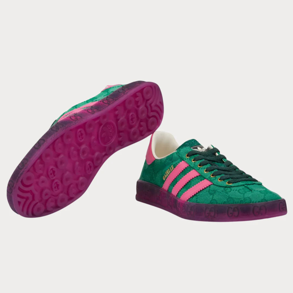 Ad (WMNS) x GC Gazelle 'Green GG Monogram'