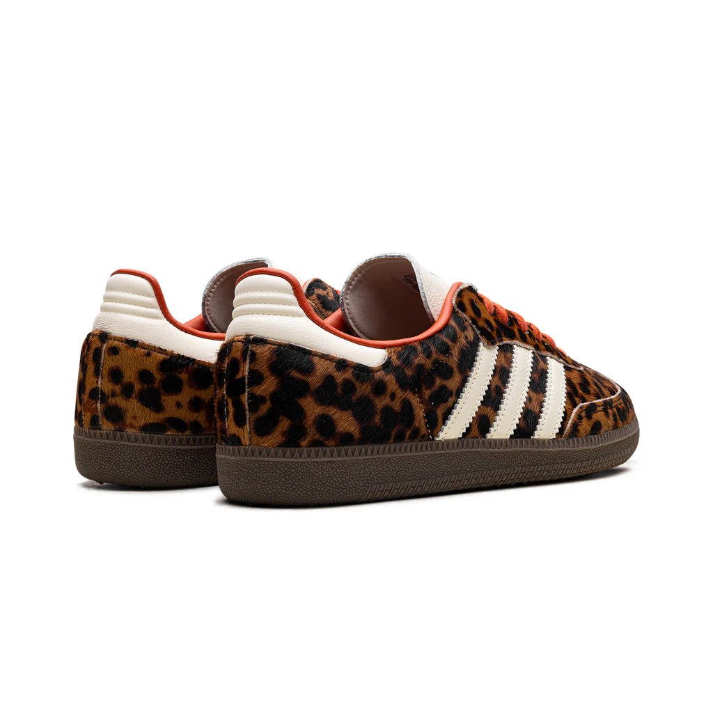 Adidas Samba "Leopard / Cream Orange"